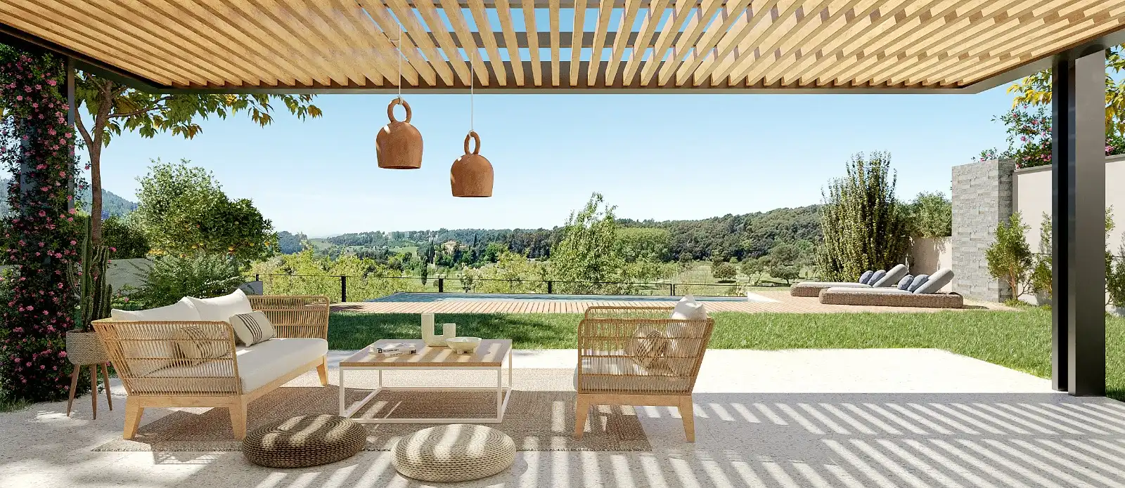 Terraza de Casa adosada en venta en La Roca del Vallès con Calefacción, Parquet y Terraza