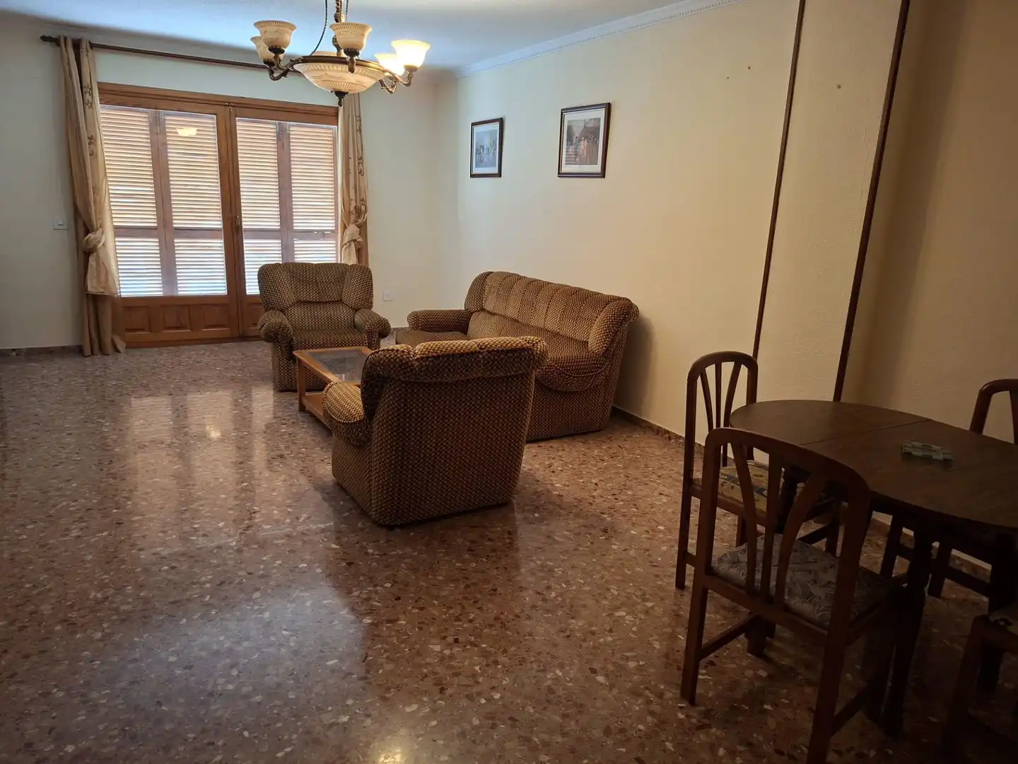 Sala de estar de Apartamento de alquiler en Jávea / Xàbia con Terraza y Amueblado
