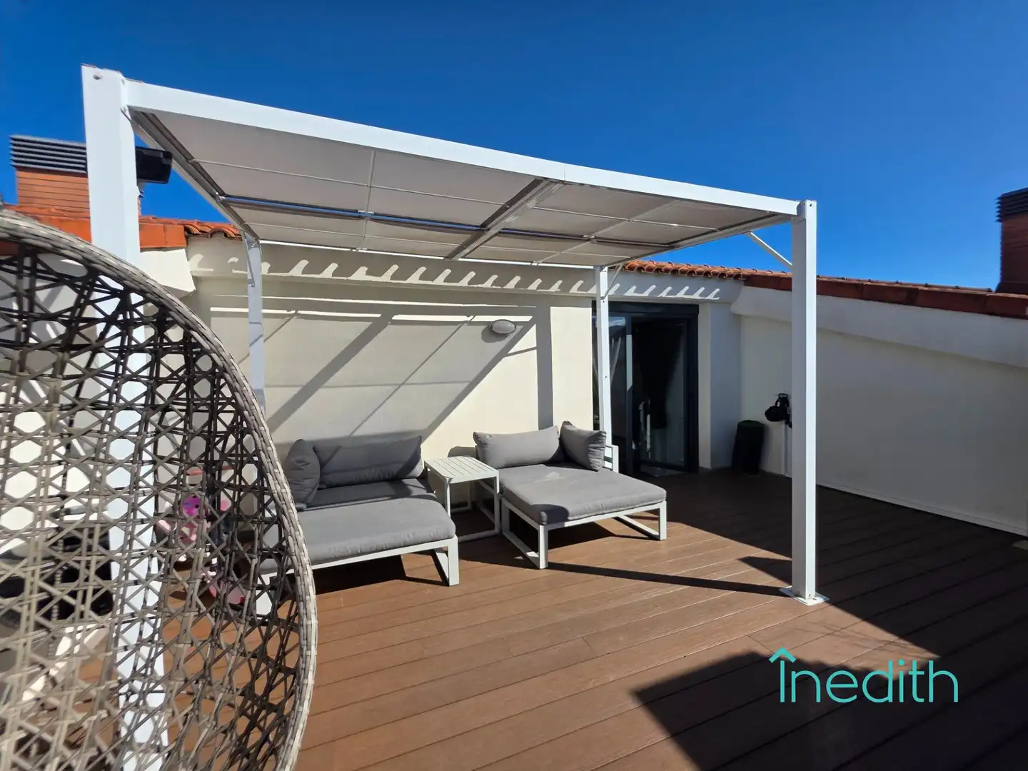 Terrace of Flat for sale in Castelldefels  with Air Conditioner, Heating and Private garden