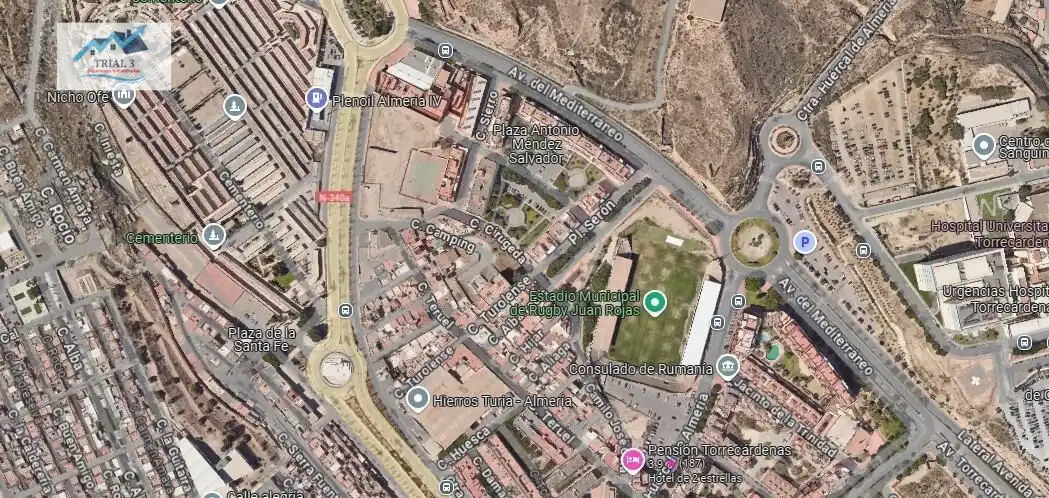 Vista exterior de Piso en venta en Almería con Terraza