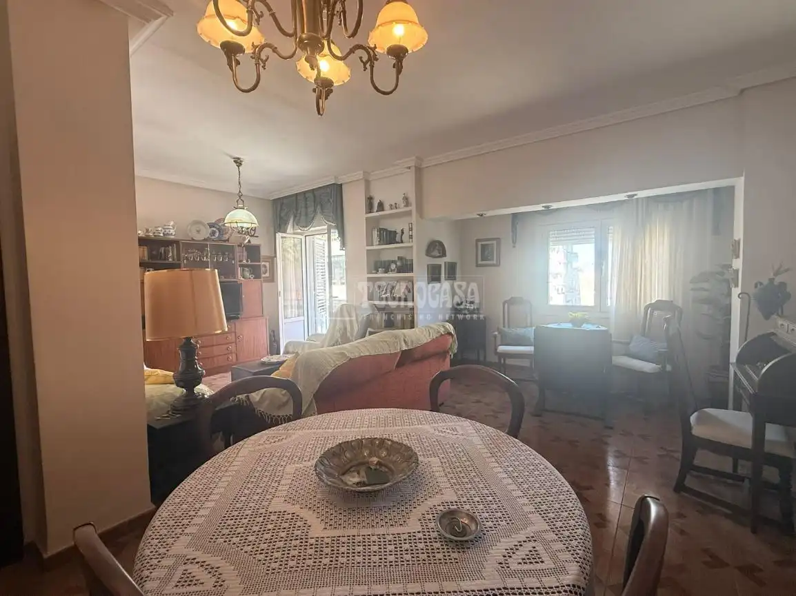 Sala de estar de Piso en venta en Alicante / Alacant con Balcón