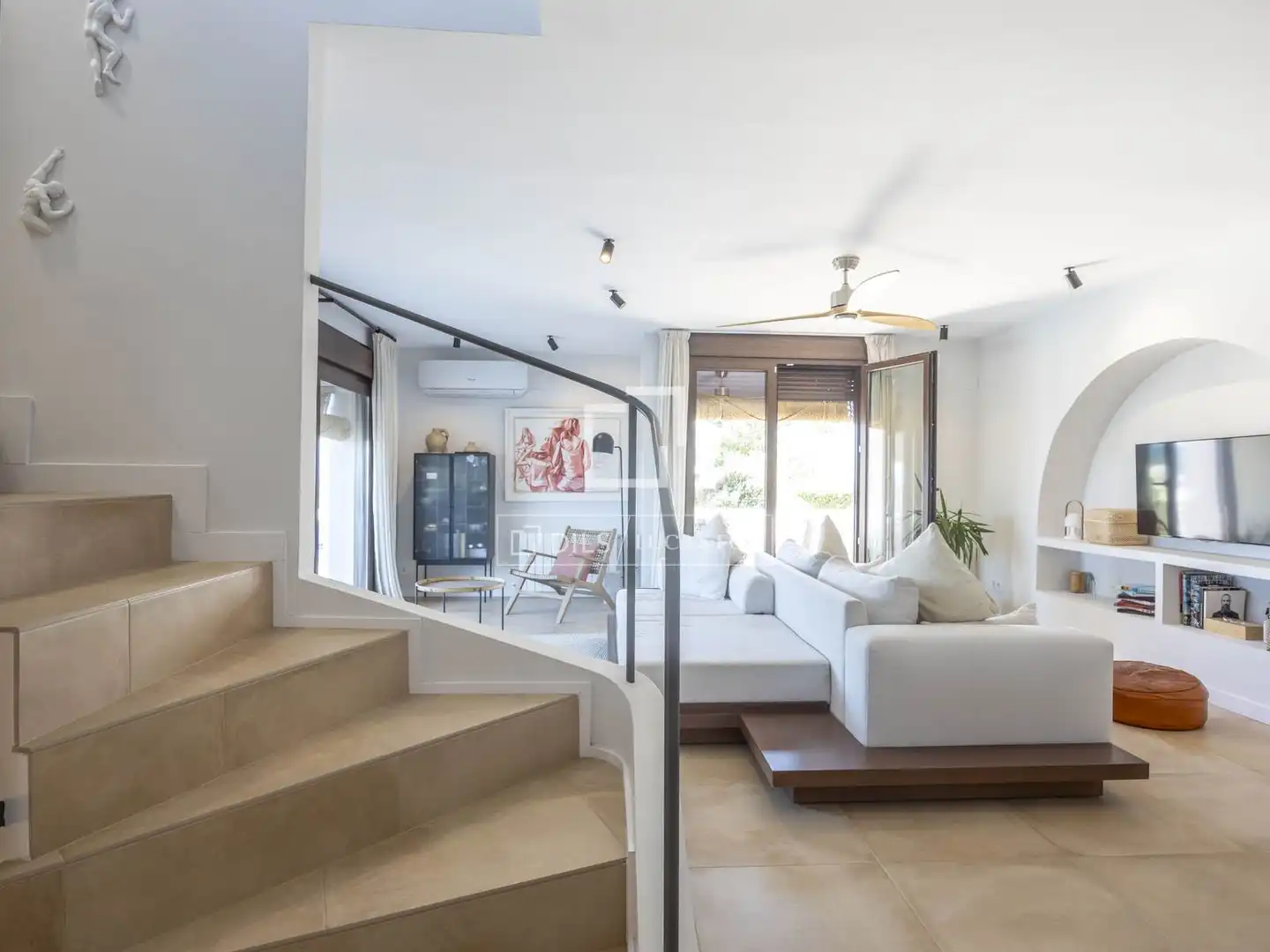 Sala de estar de Casa o chalet en venta en El Puig de Santa Maria con Calefacción, Parquet y Terraza