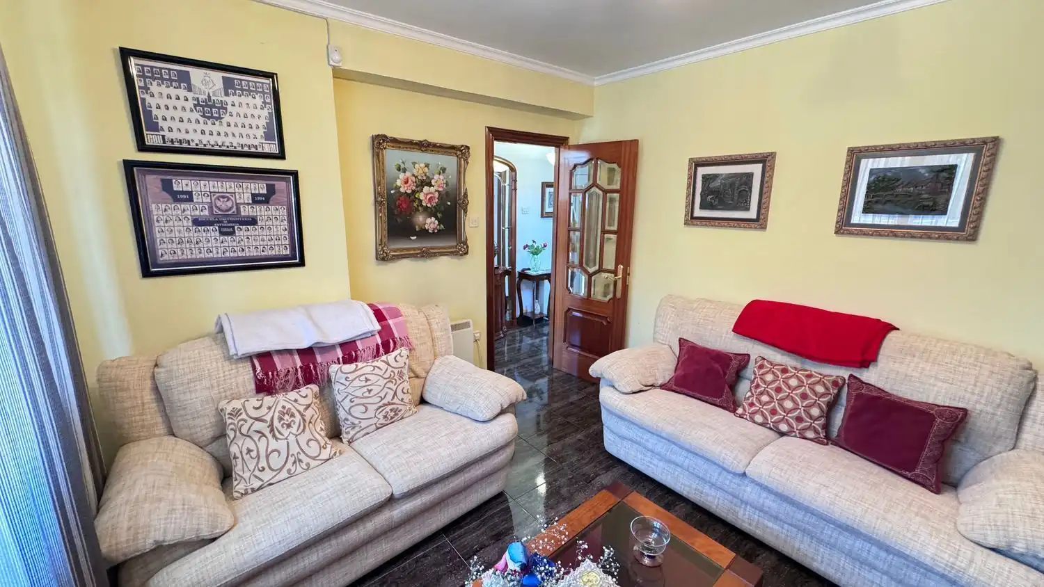 Living room of Houses for sale in Carballo  with Heating, Private garden and Swimming Pool
