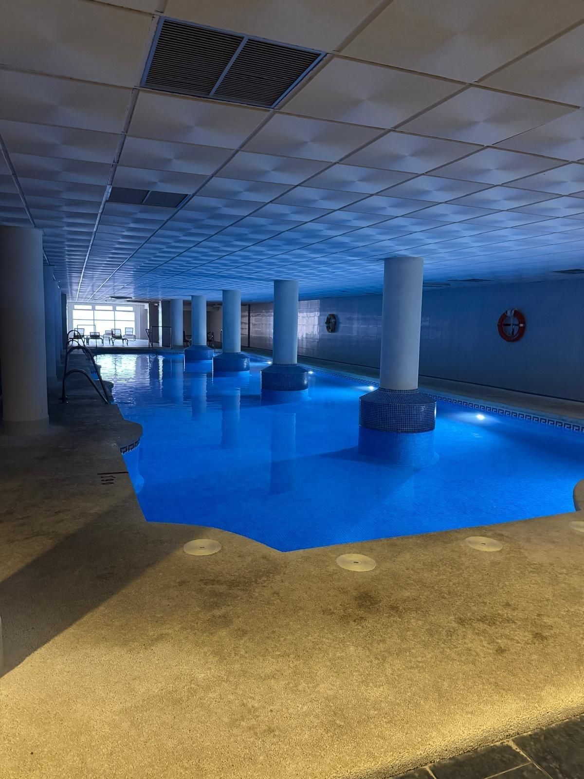 Swimming pool of Flat for sale in Vícar  with Air Conditioner, Terrace and Community pool