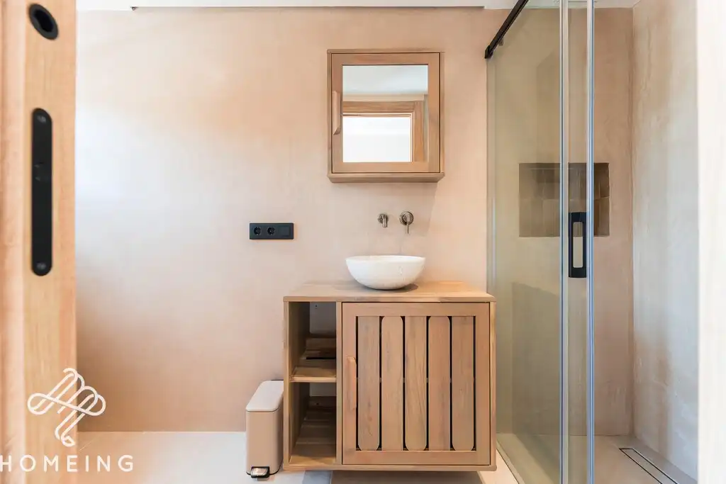 Bathroom of Country homes for rent in Llucmajor  with Air Conditioner, Private garden and Swimming Pool