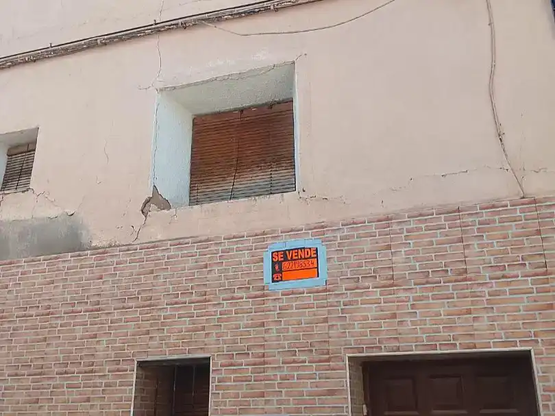 Vista exterior de Casa adosada en venda en Gallur