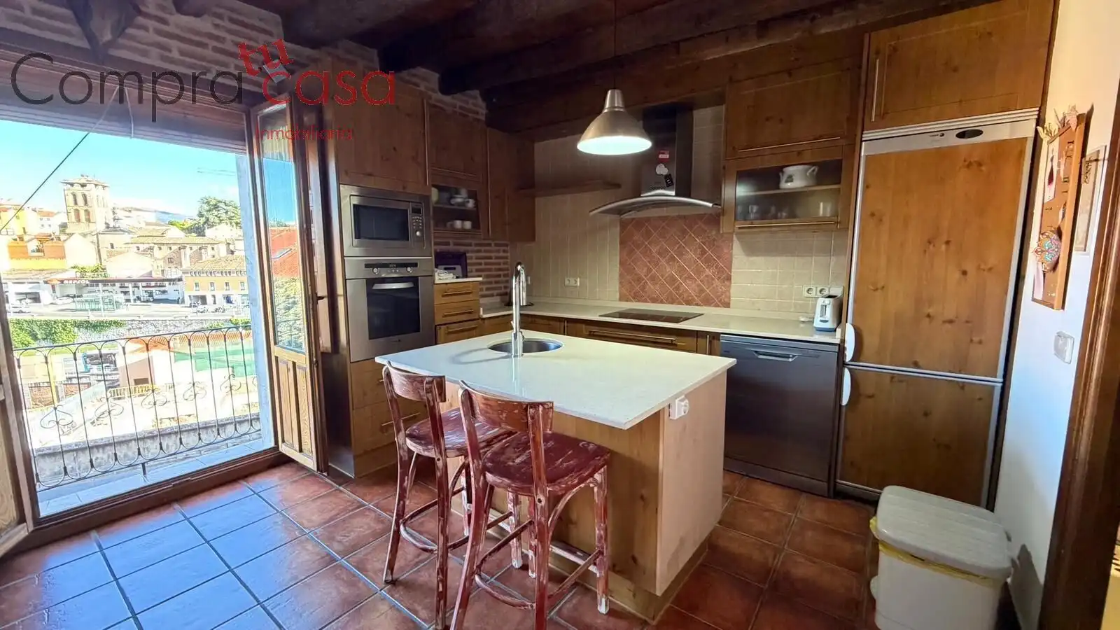 Kitchen of Flat for rent in Segovia  with Heating, Storage room and Balcony