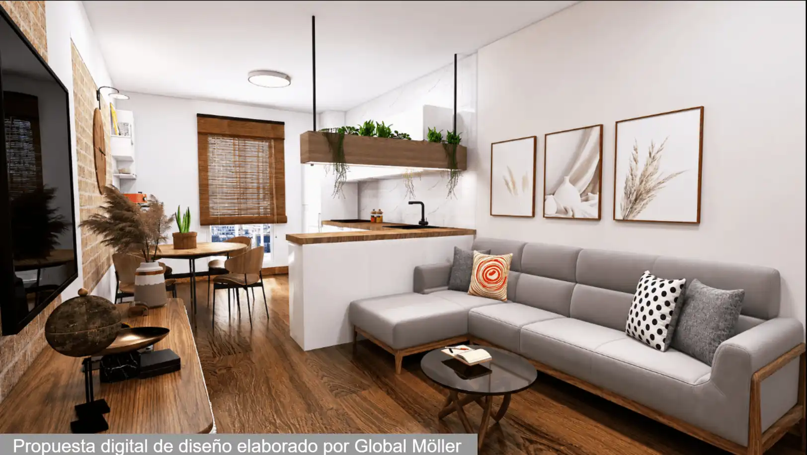 Sala de estar de Piso en venta en Cartagena con Terraza, Trastero y Balcón