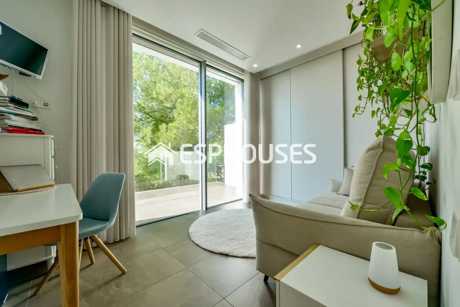 Sala de estar de Casa o chalet en venta en Finestrat con Aire acondicionado, Calefacción y Piscina
