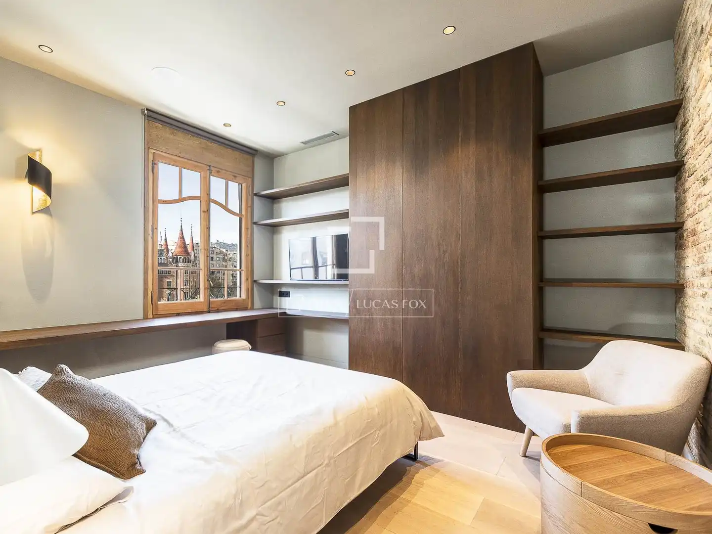 Bedroom of Flat for rent in Eixample
