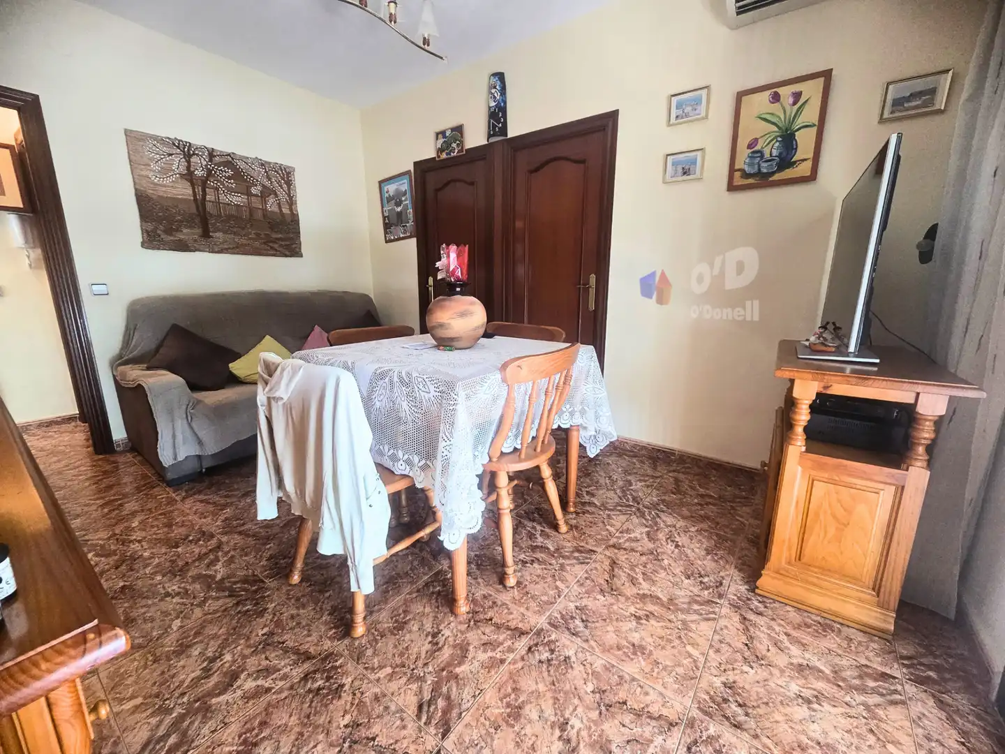 Living room of Flat for sale in Calafell  with Heating and Balcony