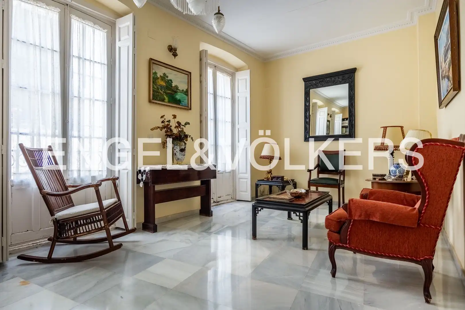 Wohnzimmer von Haus oder Chalet zum Verkauf in Sevilla mit Klimaanlage, Heizung und Balkon