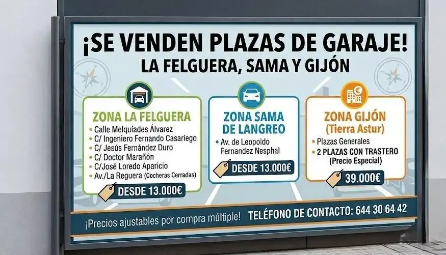 Individual en venta en La Felguera