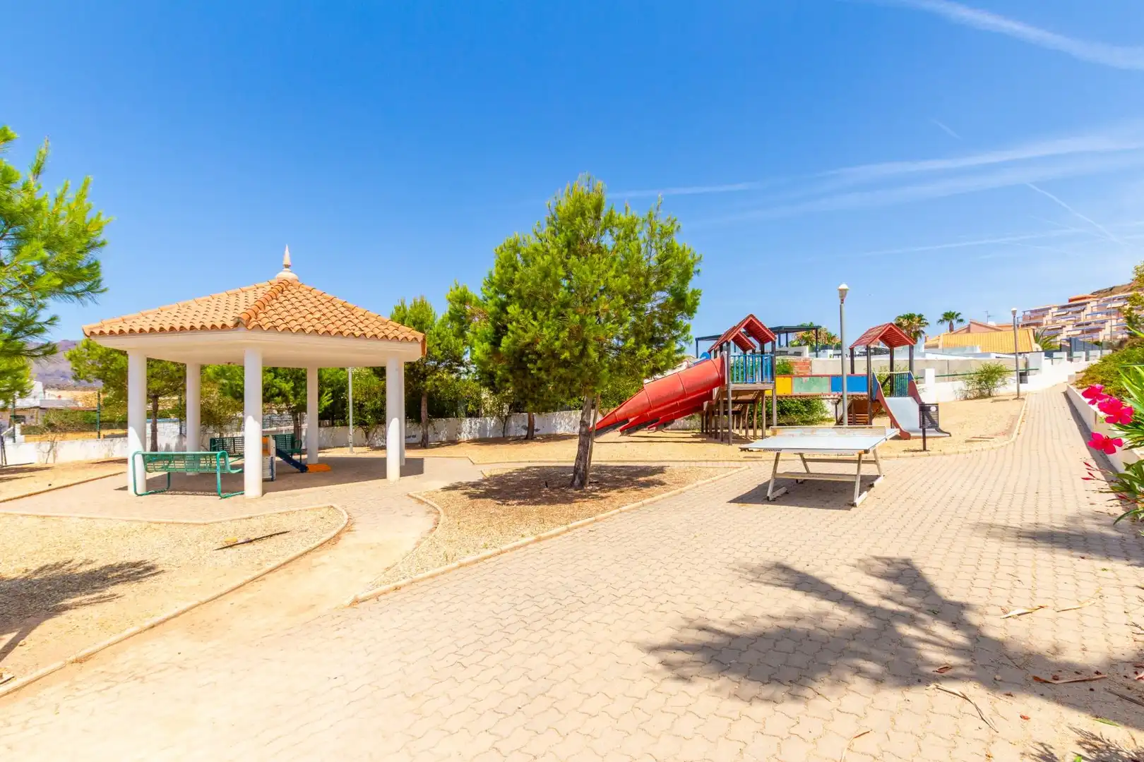 Exterior view of Flat for sale in Pulpí  with Air Conditioner, Private garden and Terrace