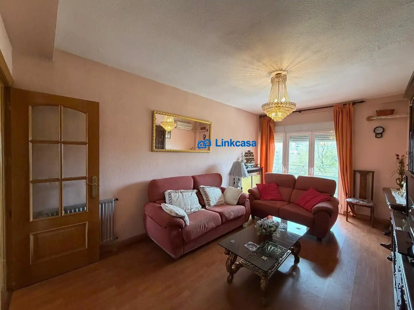Living room of Flat for sale in Madrid  with Heating, Private garden and Terrace