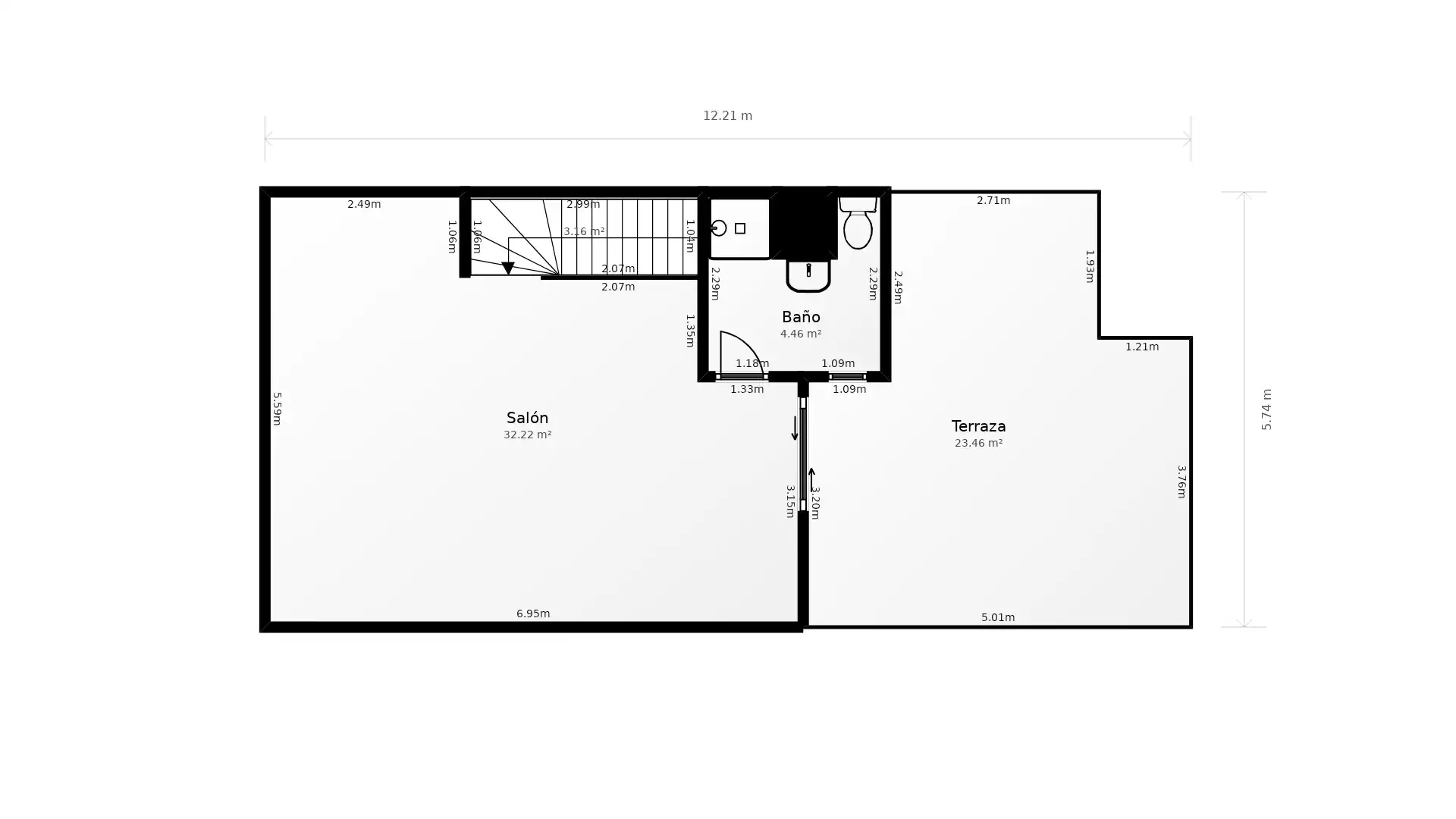 Casa adosada en venta en Cabrils con Aire acondicionado, Calefacción y Amueblado