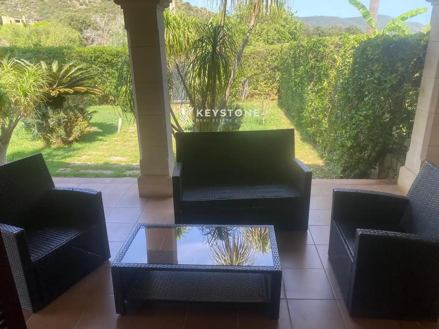 Terraza de Casa o chalet de alquiler en Son Servera con Jardín privado y Piscina