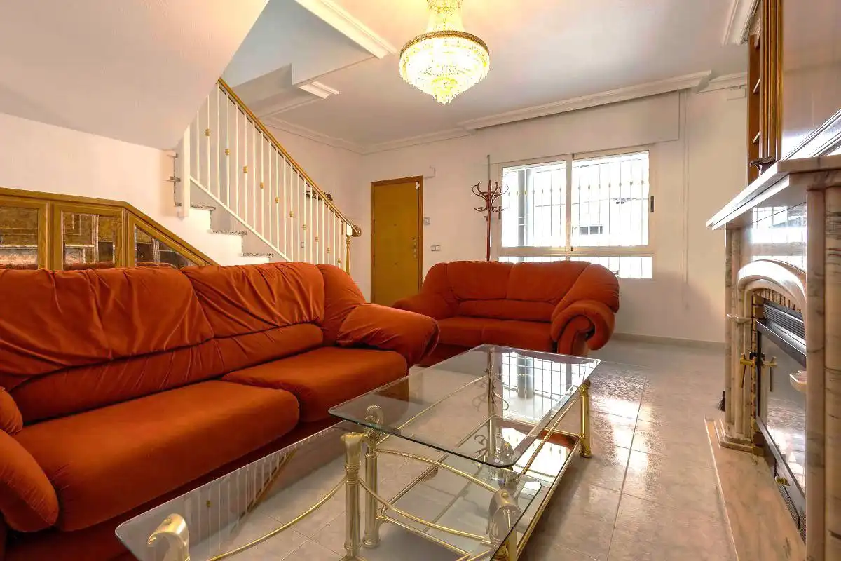 Wohnzimmer von Maisonette zur Miete in Murcia mit Klimaanlage, Heizung und Terrasse