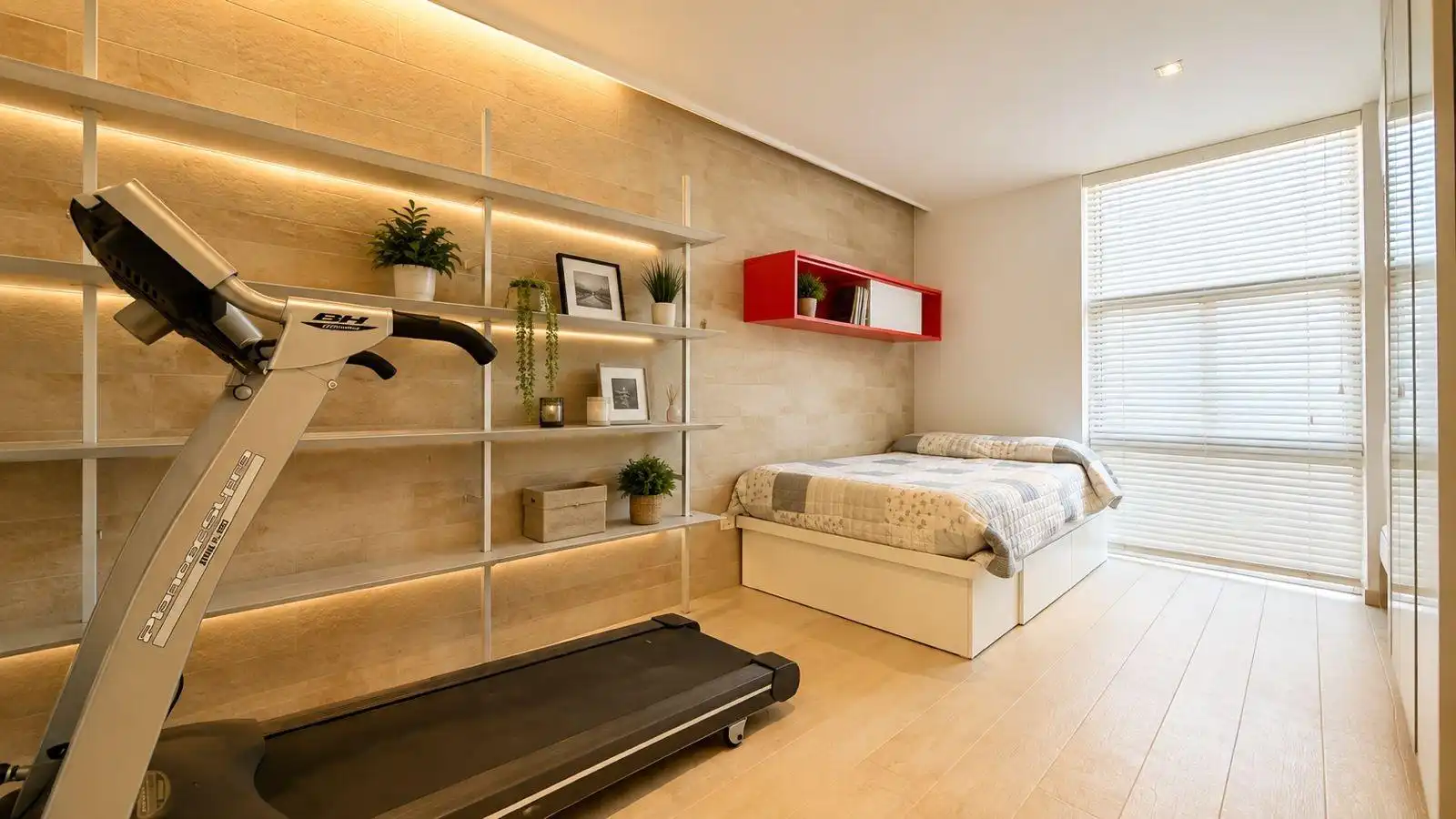 Bedroom of Attic for rent in Elche / Elx  with Air Conditioner, Heating and Terrace