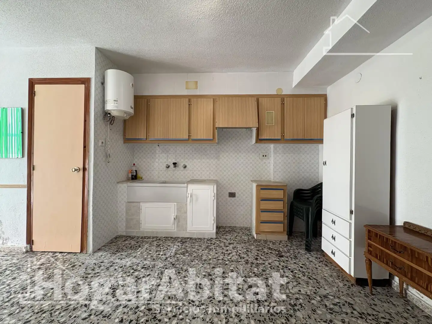 Kitchen of Flat for sale in Tavernes de la Valldigna  with Terrace and Balcony