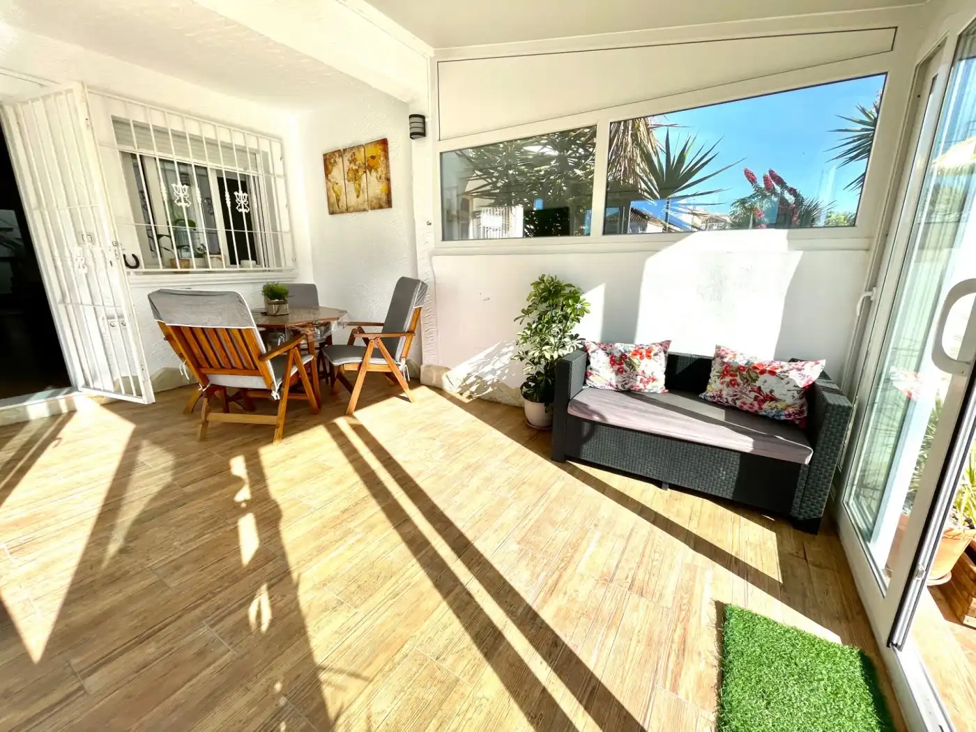 Terrace of Houses for rent in San Fulgencio  with Air Conditioner, Heating and Private garden