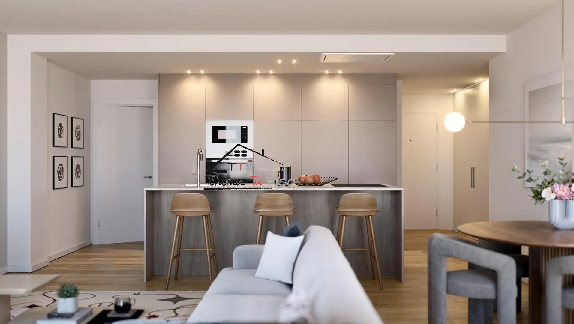 Cocina de Ático en venta en Zaragoza con Aire acondicionado, Calefacción y Terraza