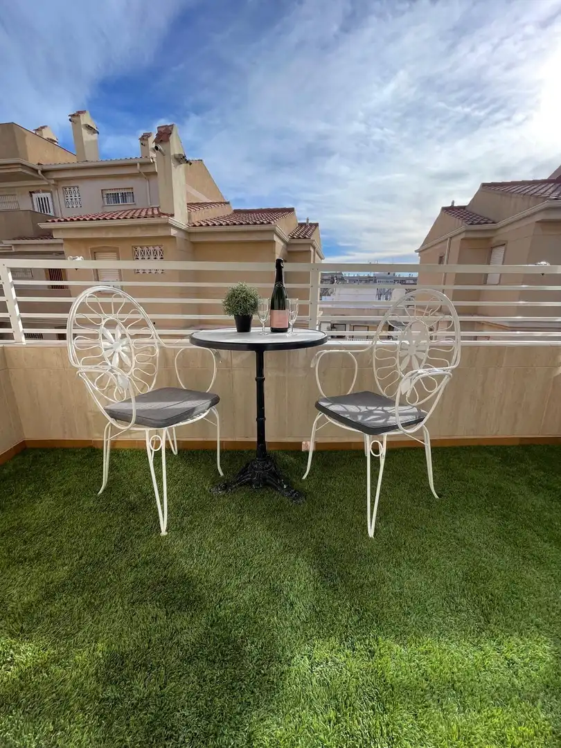 Terrace of Apartments for sale in Cuenca  with Air Conditioner, Terrace and Furnished