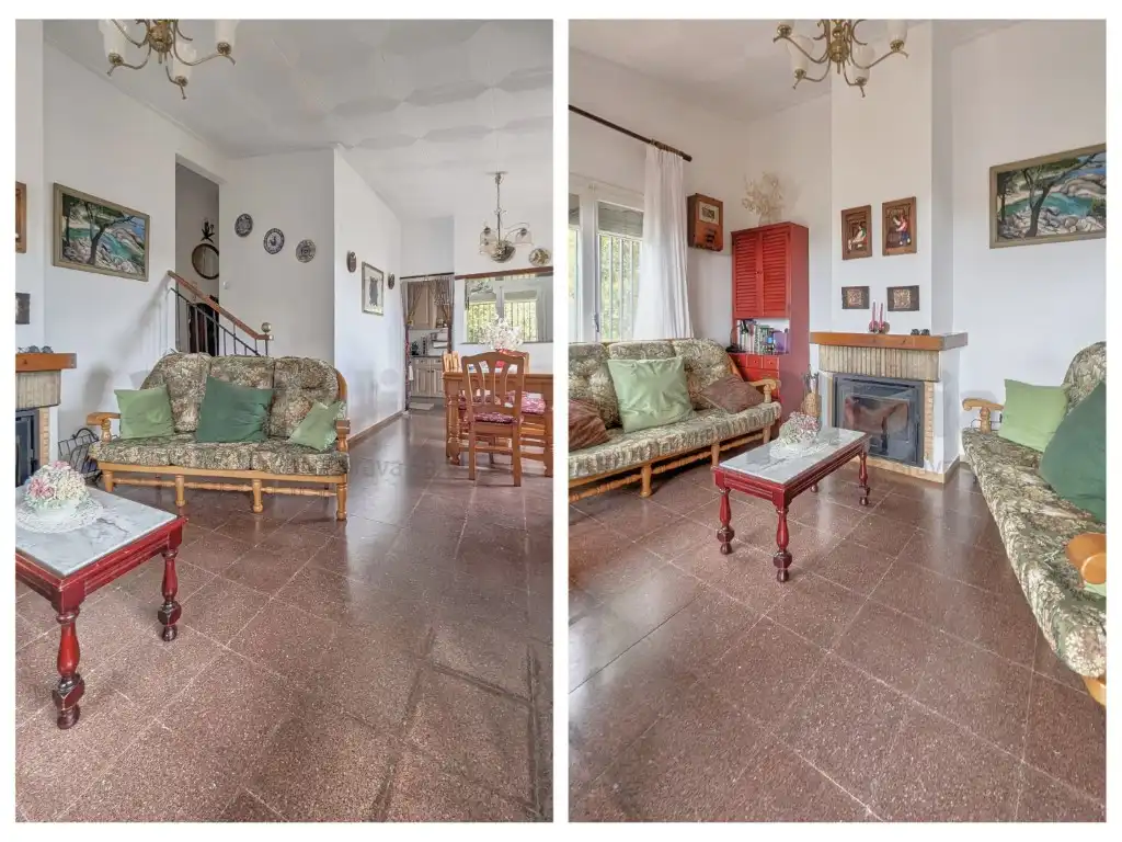 Sala d'estar de Casa o xalet en venda en Lloret de Mar amb Calefacció, Jardí privat i Terrassa