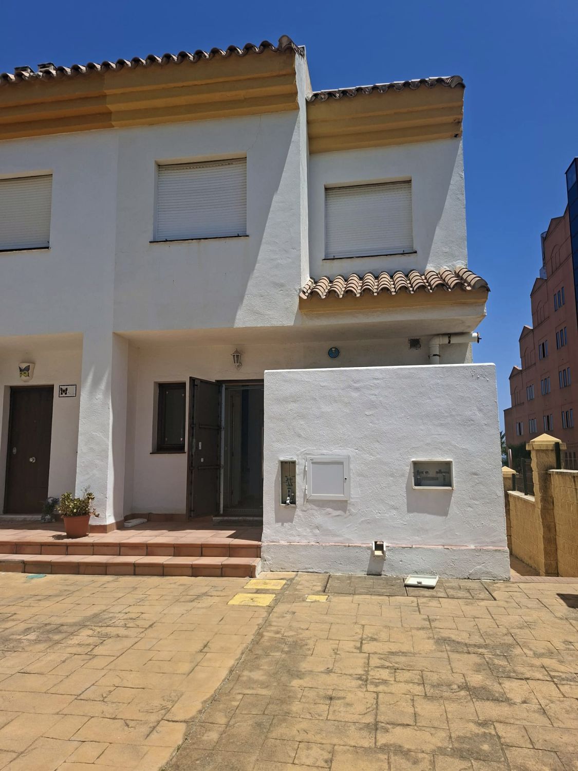 Exterior view of Single-family semi-detached for sale in Manilva  with Heating, Terrace and Community pool