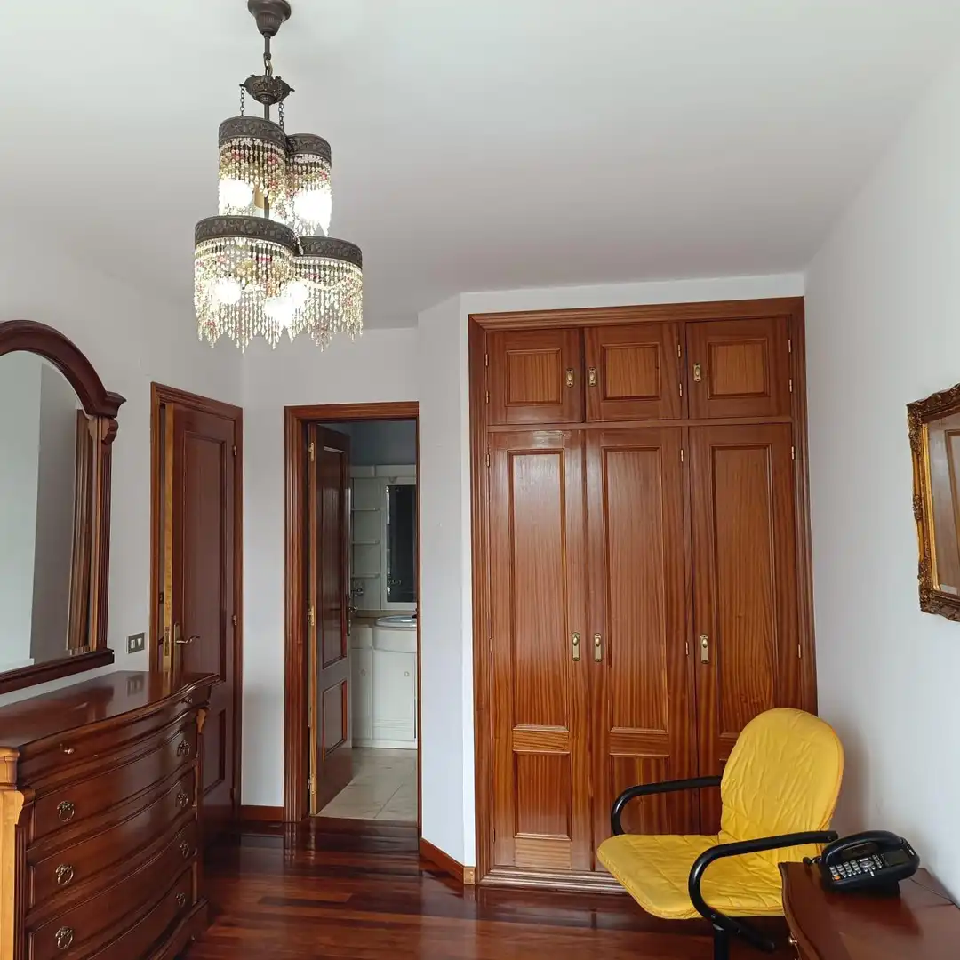 Bedroom of Flat for rent in Lugo  with Heating, Furnished and Balcony