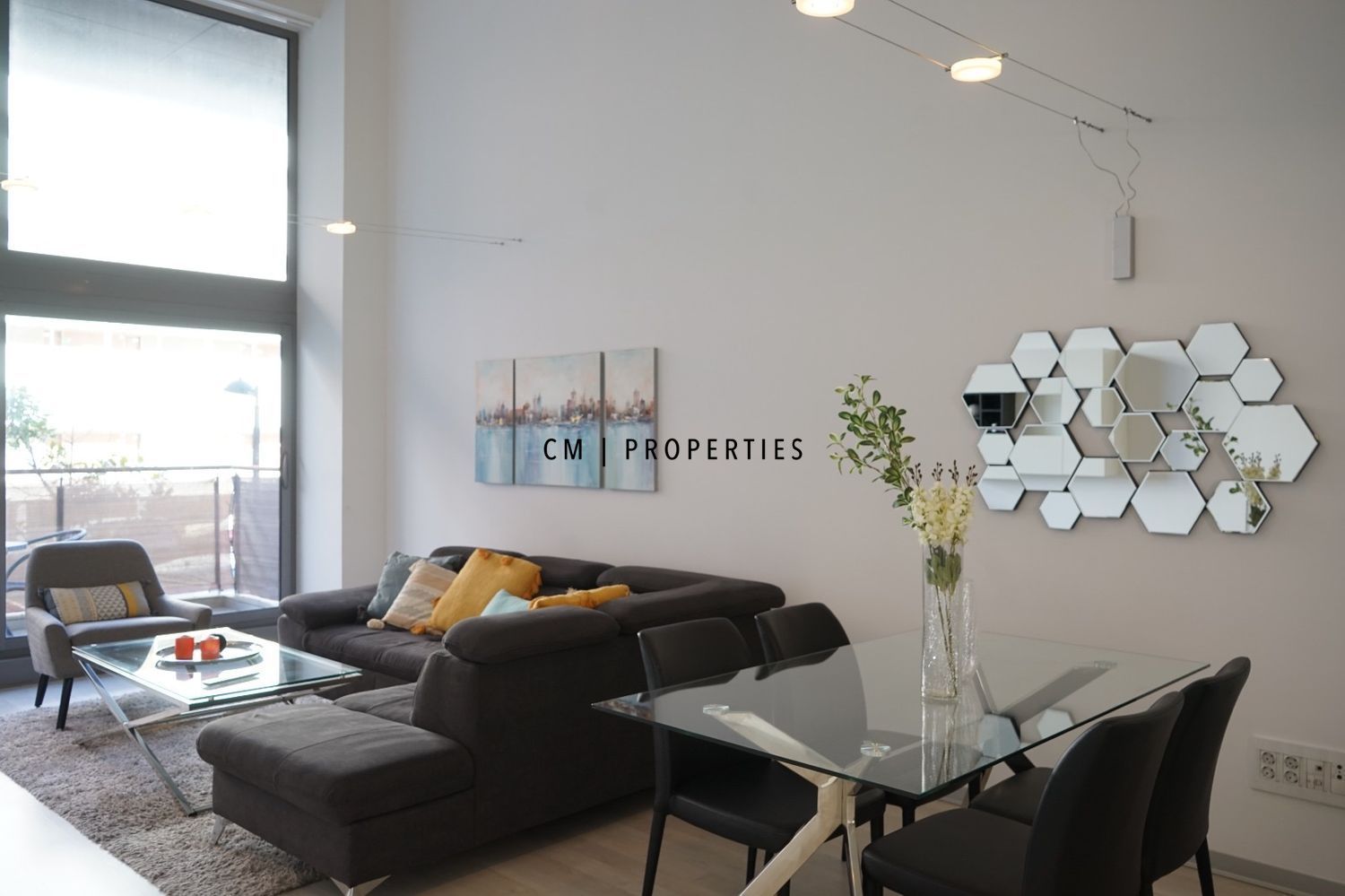 Living room of Duplex to rent in Xirivella  with Air Conditioner, Heating and Terrace