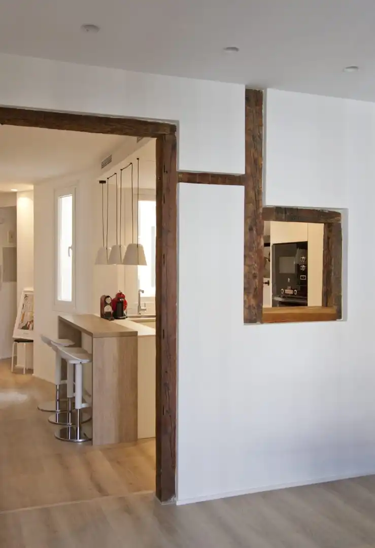 Cocina de Piso de alquiler en Madrid con Aire acondicionado, Calefacción y Parquet