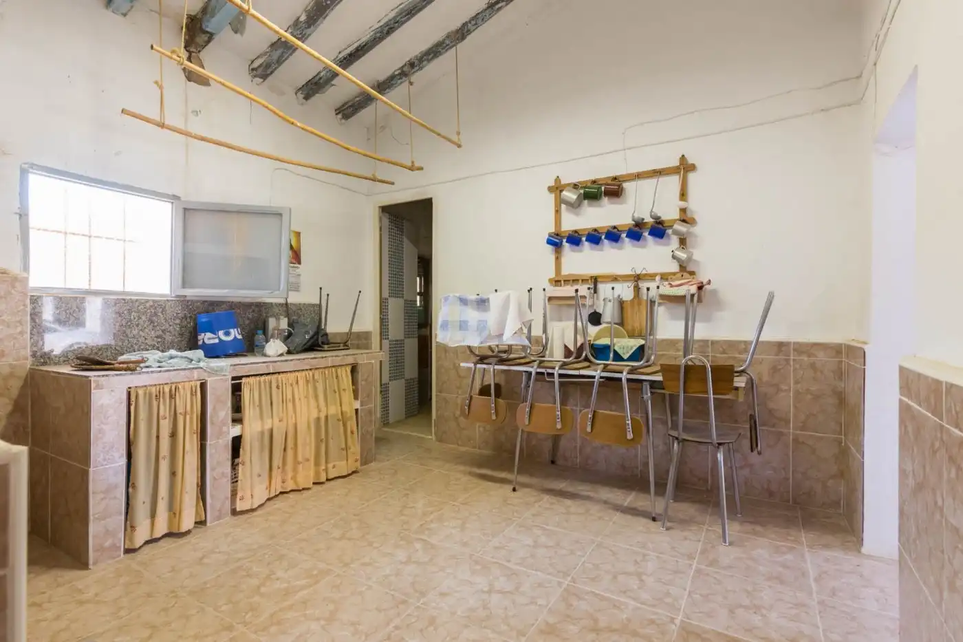 Cocina de Finca rústica en venta en Alhama de Murcia