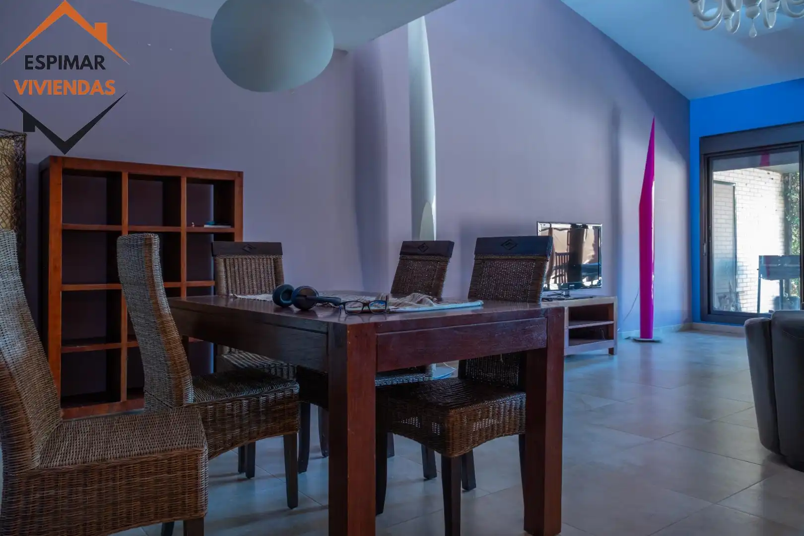 Dining room of Houses for sale in Villanueva de Gállego  with Air Conditioner, Heating and Private garden