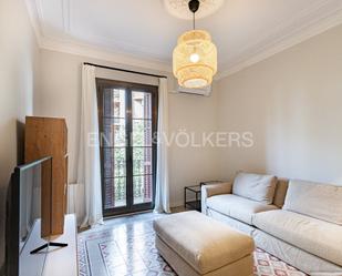 Living room of Apartment for sale in  Barcelona Capital  with Balcony