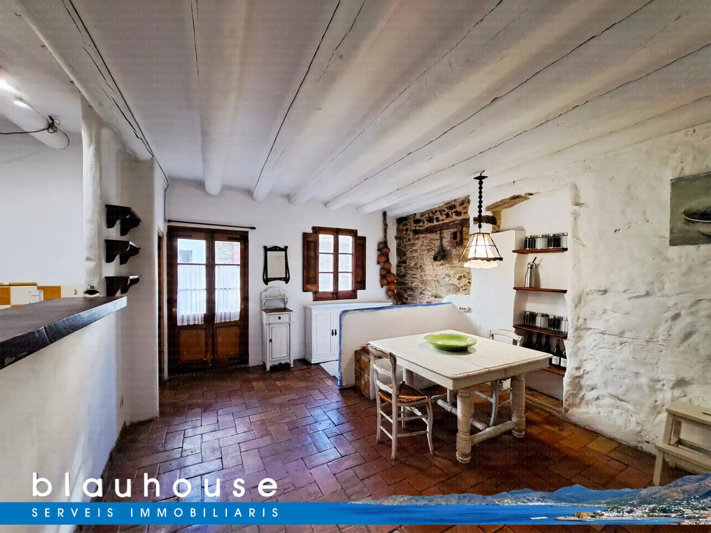 Cocina de Casa o chalet en venta en La Selva de Mar con Aire acondicionado, Calefacción y Terraza