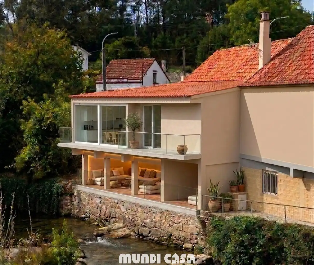 Terrassa de Casa o xalet en venda en Boiro