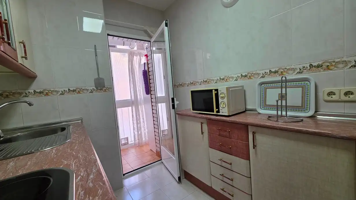 Kitchen of Flat for rent in Madrid  with Heating, Terrace and Furnished
