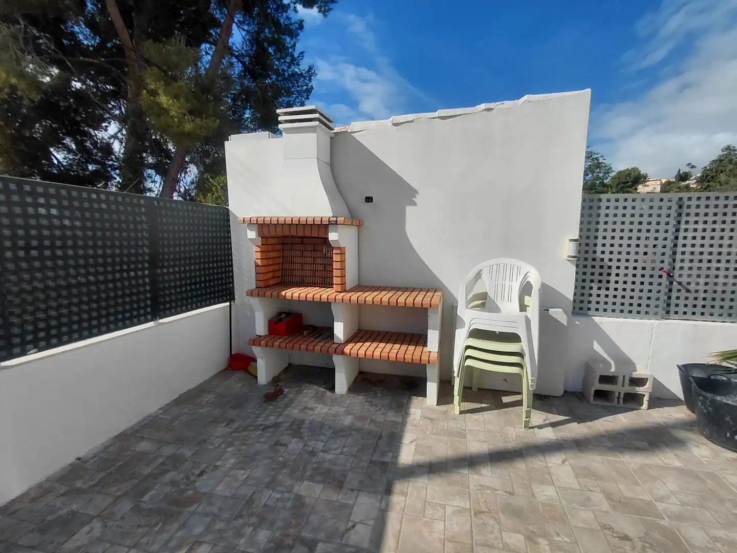 Terrassa de Casa o xalet en venda en La Nucia amb Aire condicionat, Jardí privat i Traster