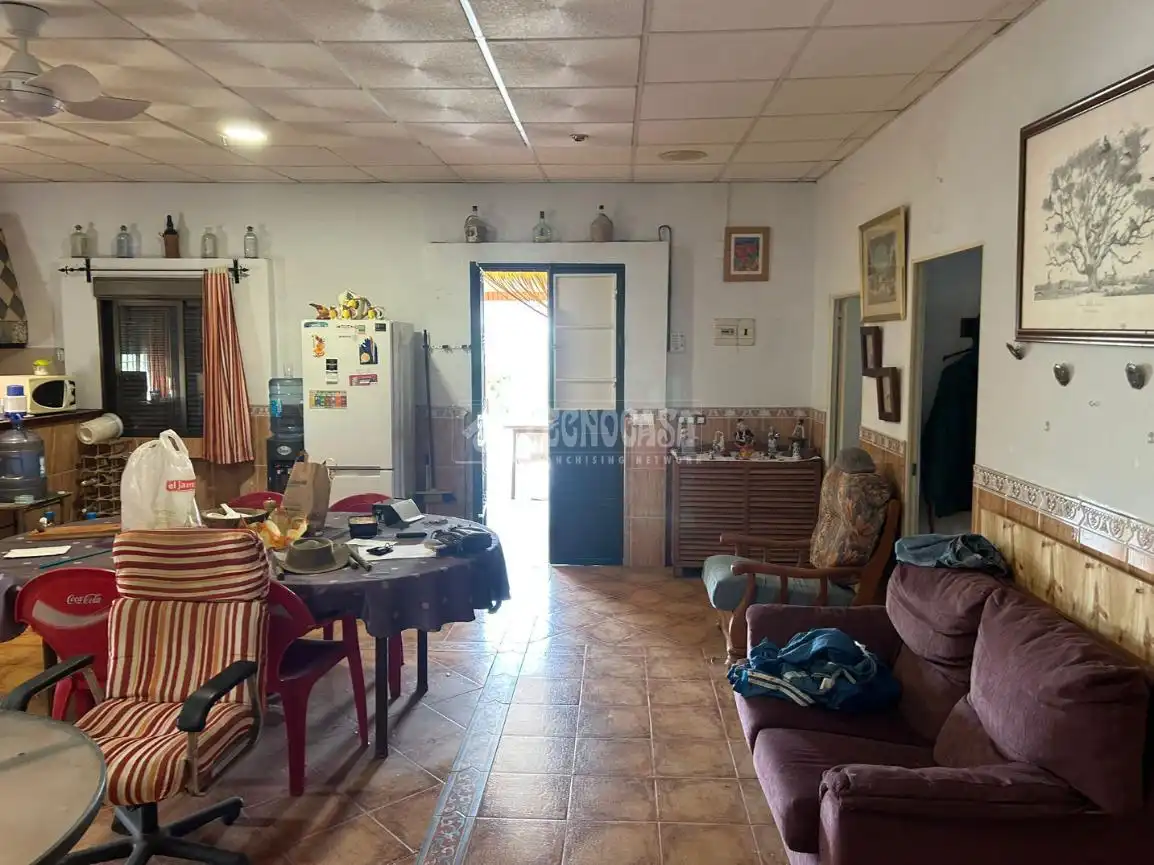 Sala de estar de Finca rústica en venta en Huelva