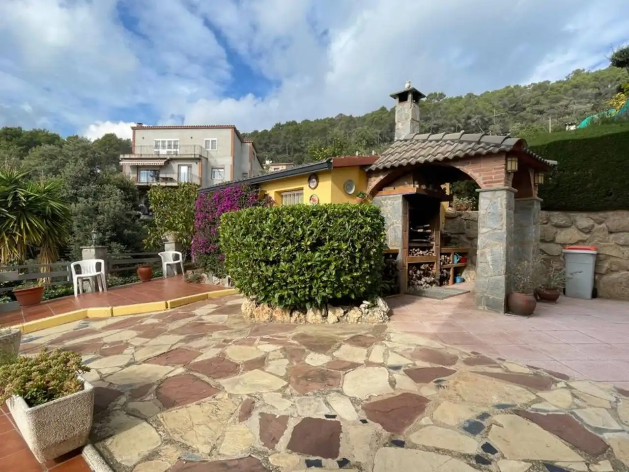 Vista exterior de Casa o chalet en venta en Caldes de Montbui con Aire acondicionado, Calefacción y Jardín privado