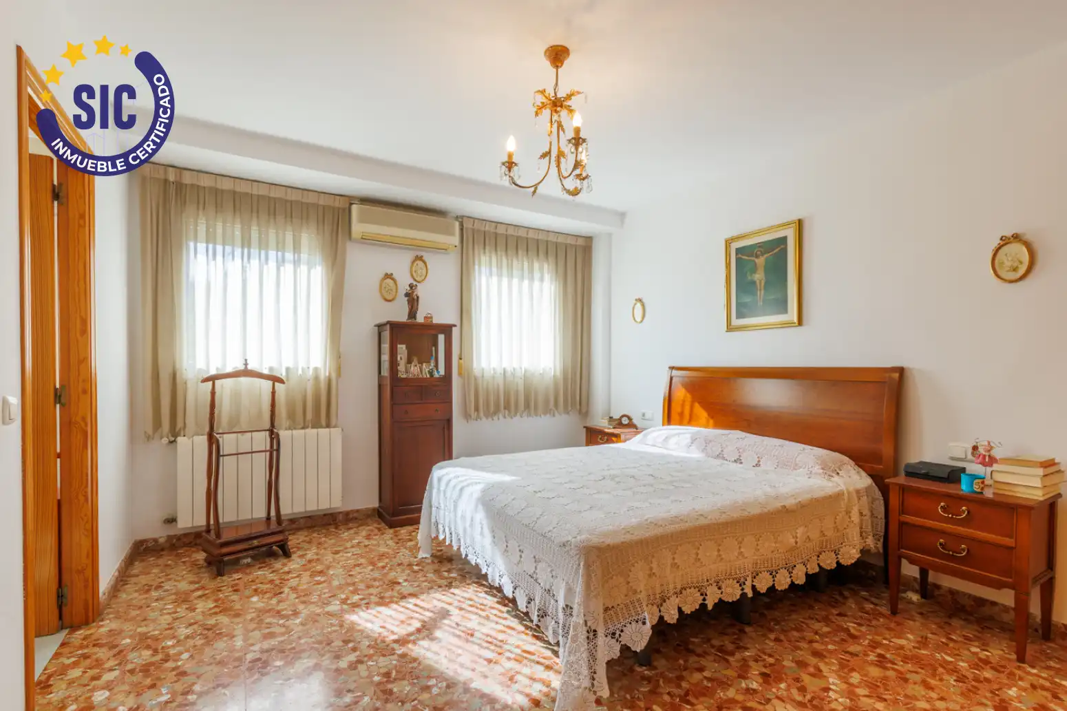 Dormitori de Casa o xalet en venda en L'Alcúdia de Crespins amb Aire condicionat, Terrassa i Balcó
