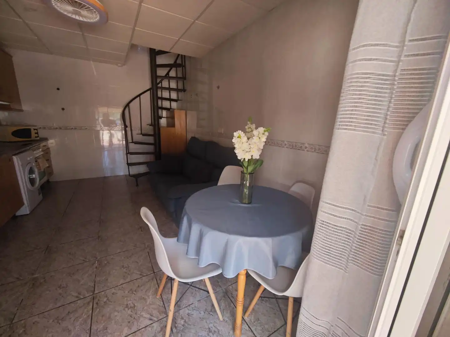 Menjador de Casa o xalet en venda en Cartagena amb Jardí privat, Terrassa i Moblat