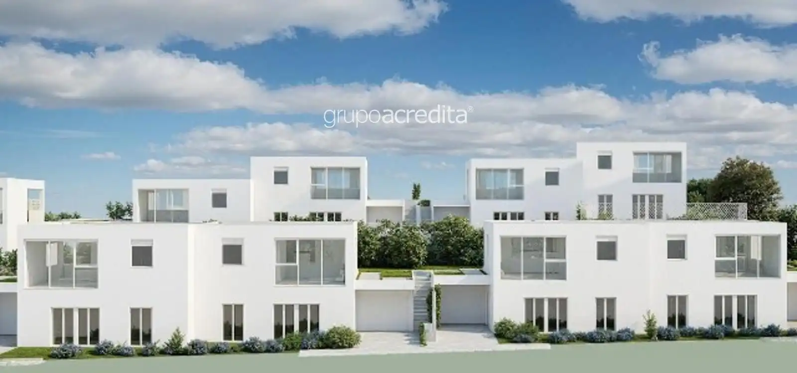 Vista exterior de Casa adosada en venta en Ames con Calefacción, Jardín privado y Trastero