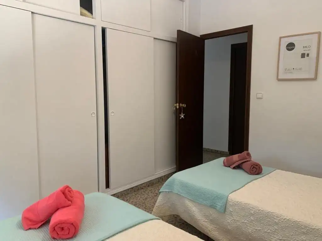 Schlafzimmer von Haus oder Chalet zur Miete in Dénia mit Klimaanlage, Heizung und Privatgarten