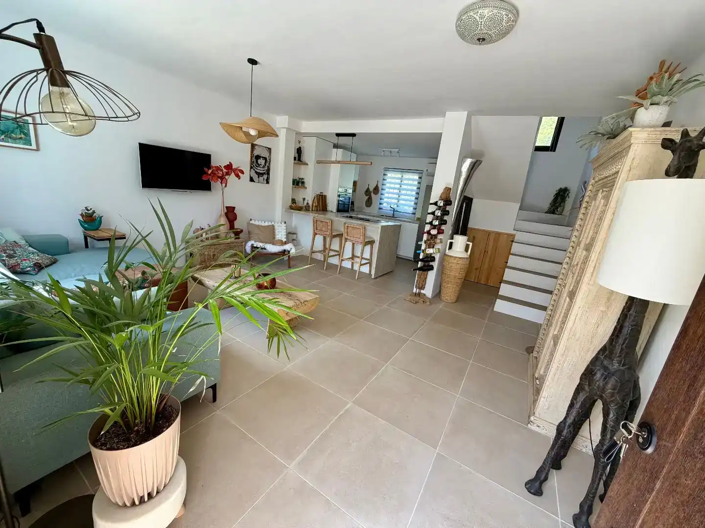 Sala d'estar de Pis en venda en Casares amb Aire condicionat, Piscina i Balcó