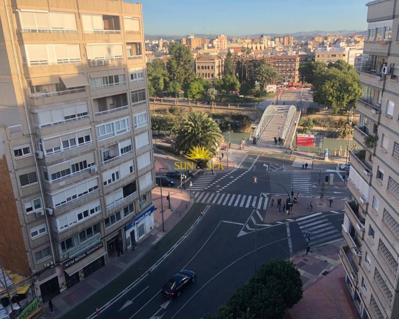 Vista exterior de Pis en venda en  Murcia Capital amb Calefacció, Moblat i Forn