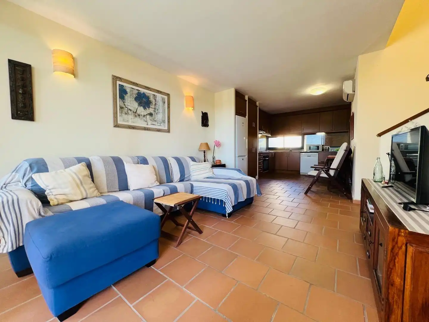 Sala d'estar de Casa o xalet en venda en Maó amb Aire condicionat, Jardí privat i Terrassa