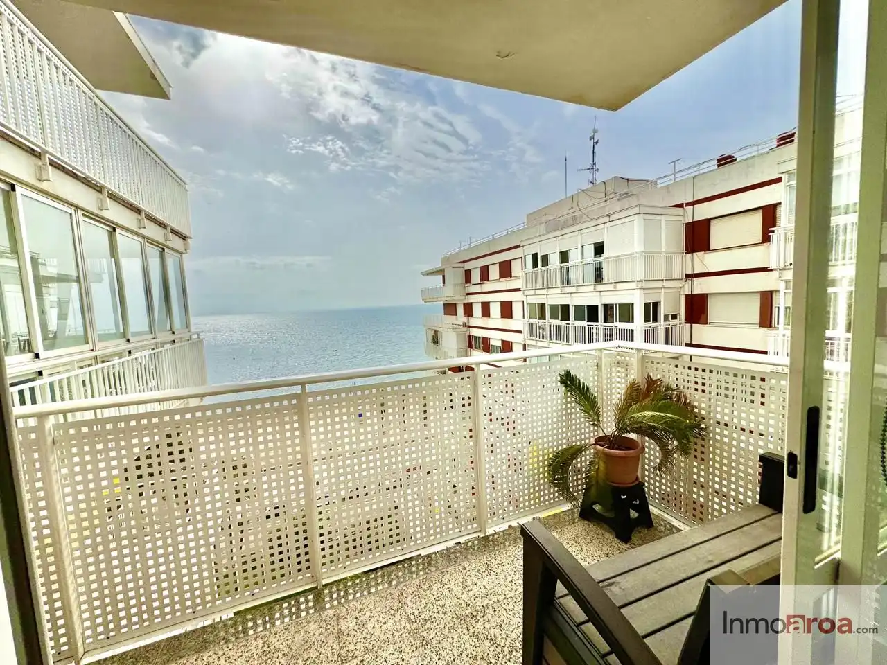 Terrasse von Wohnung zur Miete in Benicasim / Benicàssim mit Klimaanlage, Heizung und Terrasse