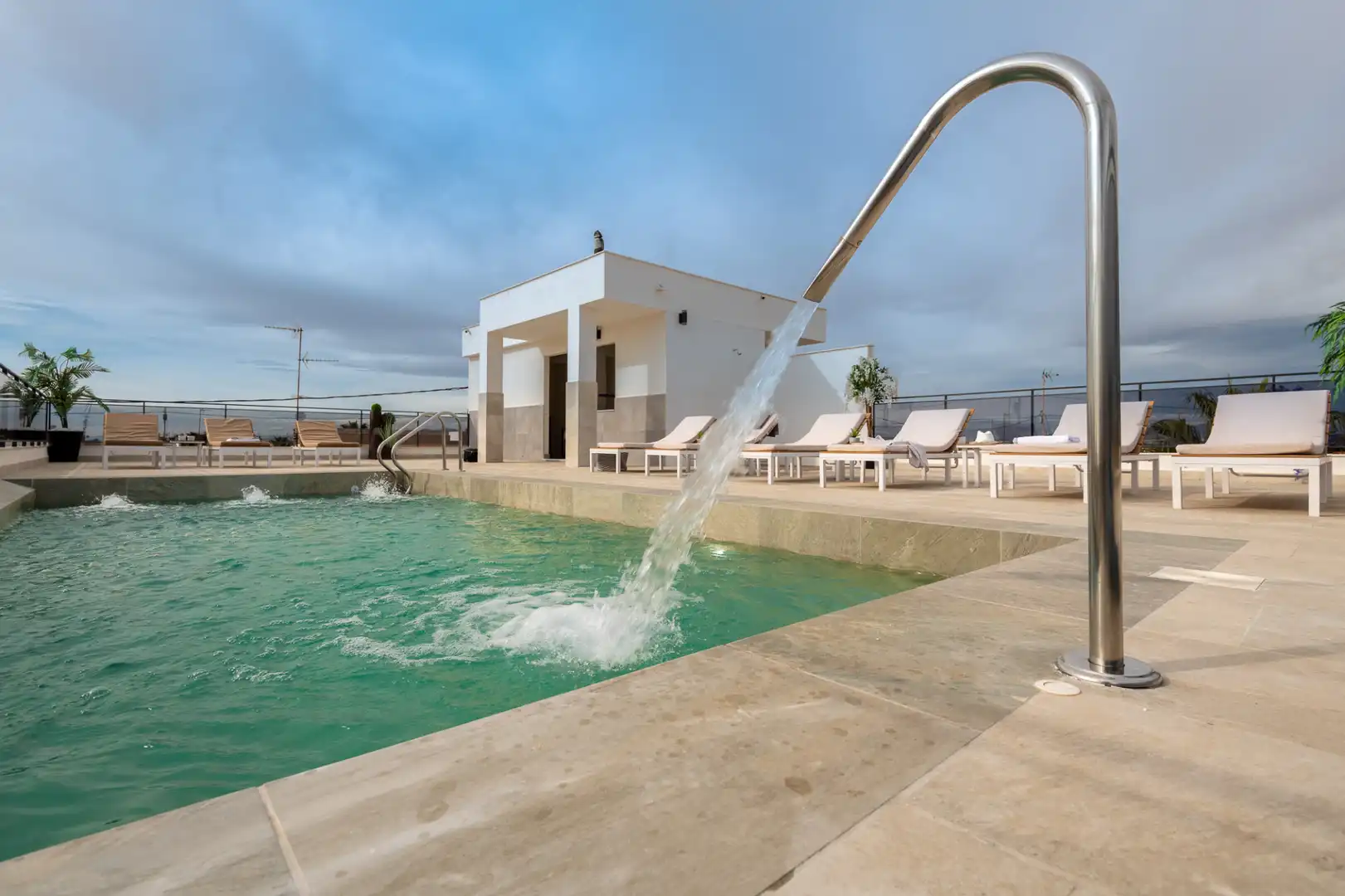 Swimming pool of Buildings for sale in Santa Pola  with Alarm and Community pool
